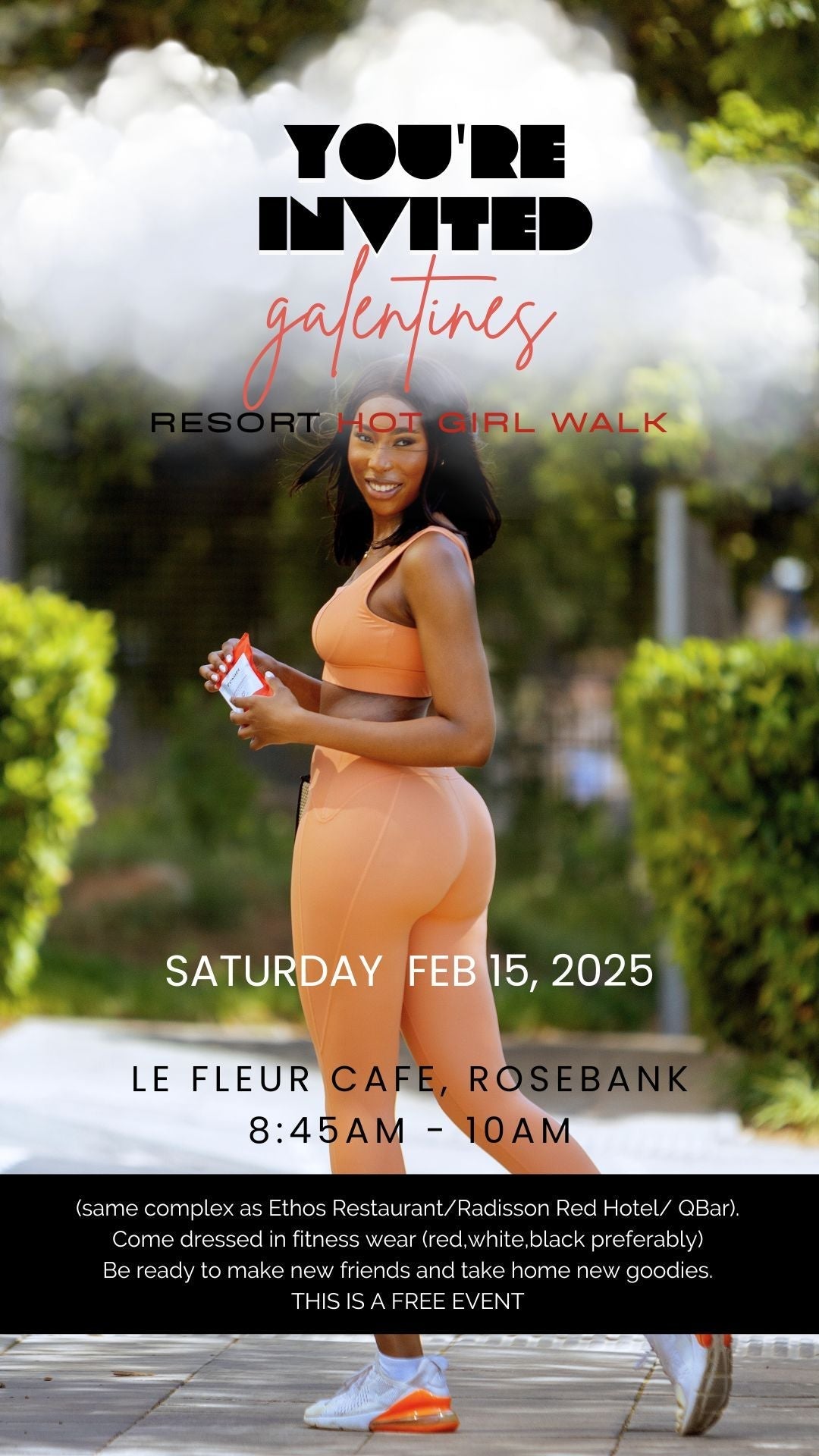 Our first community event - RESORT Galentines HOT GIRL WALK, Johannesburg
